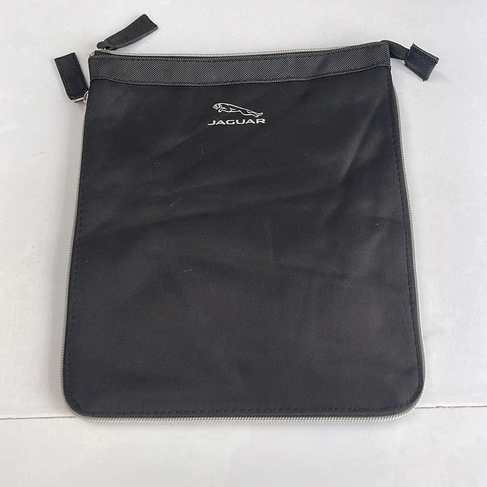 Jaguar Genuine Access Bag-Black Expandable With Zip Around Extender